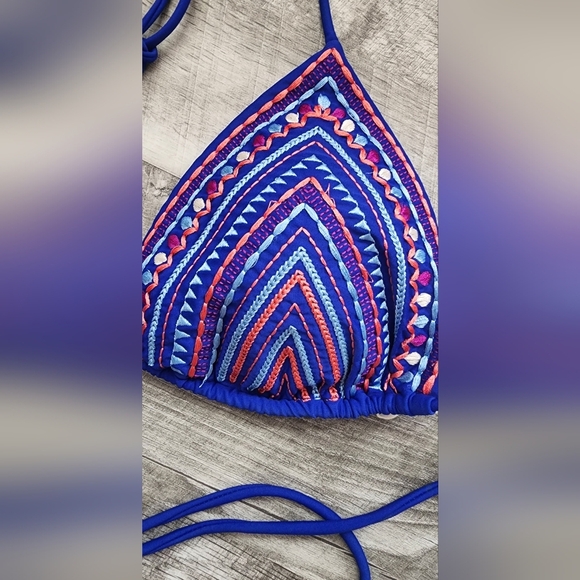 American Eagle Outfitters Royal Blue Bikini Top - Picture 2 of 5